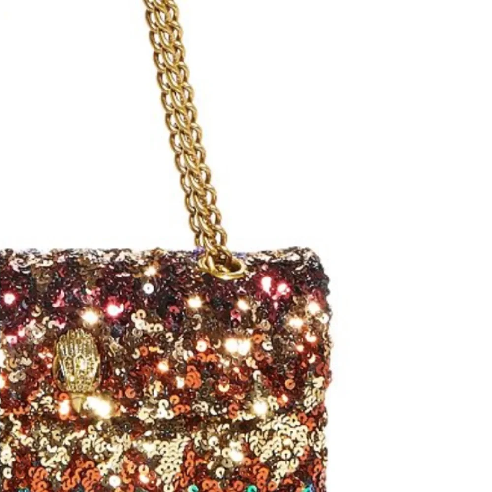 Kurt Geiger Multicolor Sequin Chain Shoulder Bag - Picture 5 of 10
